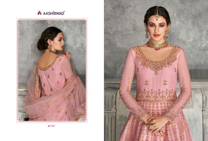 Aashirwad Kaira Net Embroidered Wedding Salwar Suits Catalog